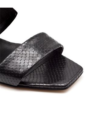 Sandalo mule in pelle nera MARA BINI | Z551NERO